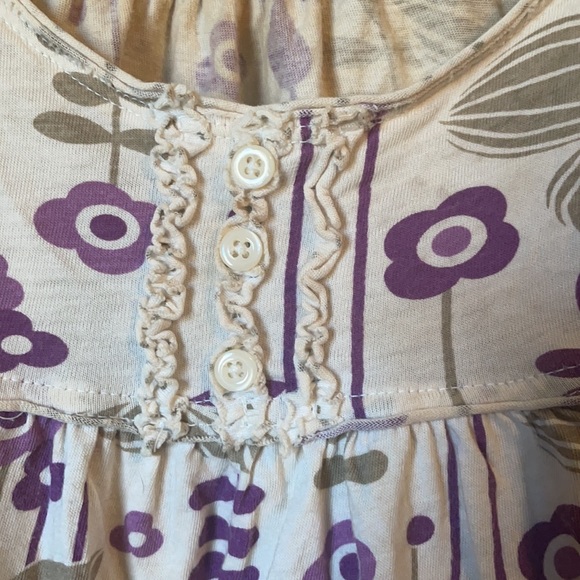 Floral and polka dot tank top - Picture 4 of 5